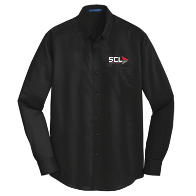 SCL Port Authority SuperPro Twill Shirt - Black