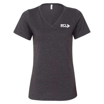 SCL Relaxed Jersey V-Neck - Dark Grey