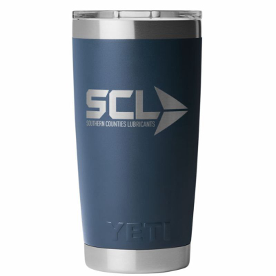 SCL 20 oz Yeti Tumbler - Navy Badge